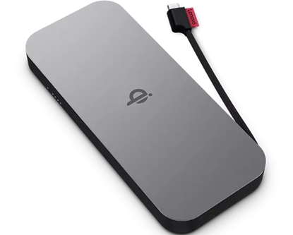 Attēls no Lenovo 40ALLG1WWW power bank Lithium-Ion (Li-Ion) 10000 mAh Wireless charging Black