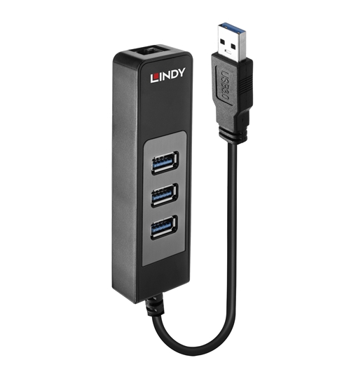 Picture of Lindy USB 3.1 Hub & Gigabit Ethernet Adapter
