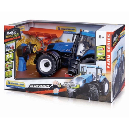 Attēls no Maisto Tech R/C Farm tractor with snow plow 2.4GHz