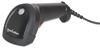 Picture of Manhattan Linear CCD Handheld Barcode Scanner, USB, 500mm Scan Depth, IP54 rating, Cable length 1.5m, Max Ambient Light 100,000 lux (sunlight), Black, Three Year Warranty, Box