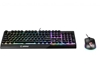 Изображение MSI VIGOR GK30 COMBO RGB MEMchanical Gaming Keyboard + Clutch GM11 Gaming Mouse ' UK Layout, 6-Zone RGB Lighting Keyboard, Dual-Zone RGB Lighting Mouse, 5000 DPI Optical Sensor, RGB Mystic Light'