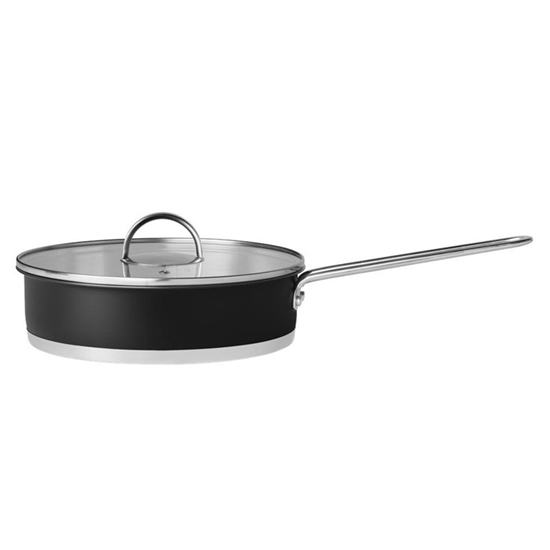 Picture of Panna sautēšanai Maku melna ar stikla vāku 2.8l 24cm