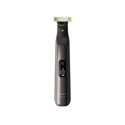 Picture of Philips OneBlade Pro 360 Face and Body QP6651/61, 14-length precision comb, Wet and Dry use, LED digital display