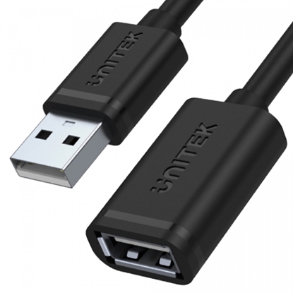 Attēls no Przedłużacz USB 2.0 AM-AF, 0.5m; Y-C447GBK 