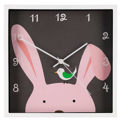 Изображение Pulkstenis sienas 4Living animals square bunny 24cm