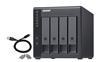 Изображение QNAP TR-004 storage drive enclosure HDD/SSD enclosure Black 2.5/3.5"