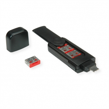 Picture of ROLINE USB Type A Port Blocker, 4x lock and 1x key