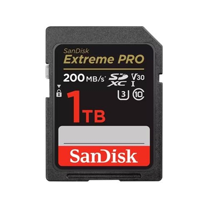 Attēls no SanDisk Extreme Pro SDXC     1TB UHS-I C10 U3 V30