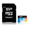 Picture of Silicon Power memory card microSDXC 64GB Superior UHS-I U1 + adapter