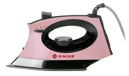 Изображение SINGER Steam Craft Steam iron Stainless Steel soleplate 2600 W pink-grey