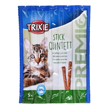 Picture of Snacks Premio Sticks-poultry with liver-dry cat food-5x5g