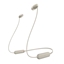 Attēls no Sony WI-C100 Headset Wireless In-ear Calls/Music Bluetooth Beige