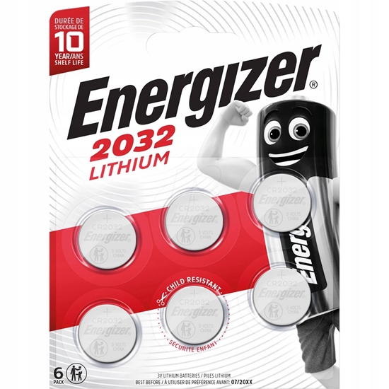 Picture of ENERGIZER BATTERIES SPECIAL CR2032 6 PIECES NEW