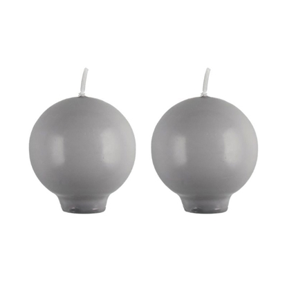 Picture of Svece bumba Polar pelēka d6cm 11h 2gab.