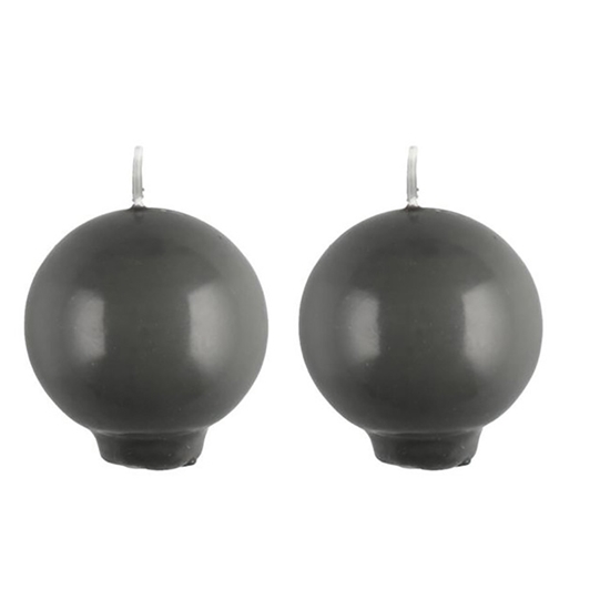 Picture of Svece bumba Polar t.pelēkas d6cm 11h 2gab.