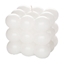 Attēls no Svece kubs Polar 3x3 balta 9.8cm 50h