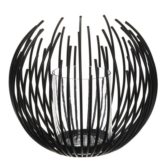 Picture of Svečturis 4Living Oksa 17x18cm melns