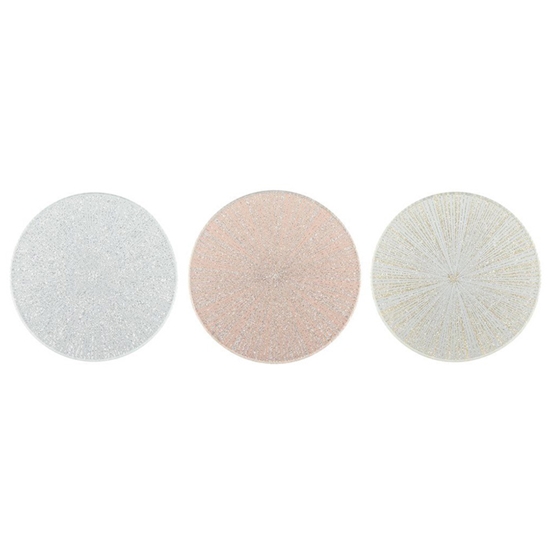 Picture of Svečturis -paliktnis 4Living Spogulis 10cm apaļš 3-krāsas