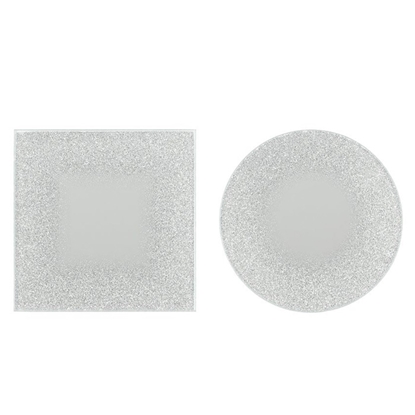 Изображение Svečturis -paliktnis 4Living Spogulis sudraba 10cm 2-veidi