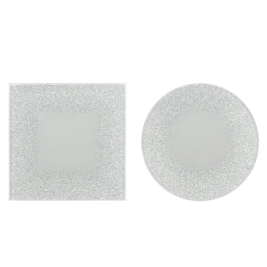 Изображение Svečturis -paliktnis 4Living Spogulis sudraba 10cm 2-veidi