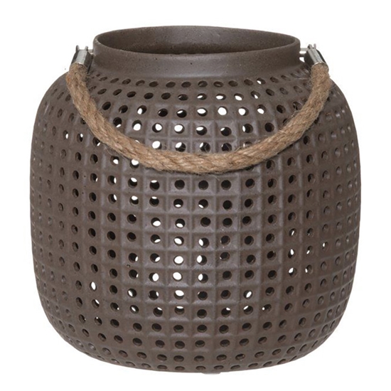 Picture of Svečturis-laterna 4Living Pisa brūns