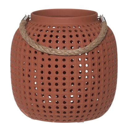 Picture of Svečturis-laterna 4Living Pisa terakota