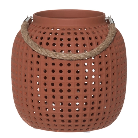 Picture of Svečturis-laterna 4Living Pisa terakota