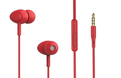 Attēls no Tellur Basic Gamma wired in-ear headphones red