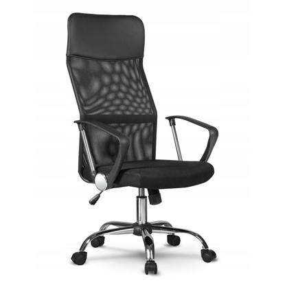 Picture of Topeshop KRZESŁO NEMO CZARNE office/computer chair Padded seat Mesh backrest