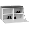 Изображение Topeshop OPAL SZAFKA BIEL shoe organizer Closed White