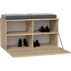 Изображение Topeshop OPAL SZAFKA SONOMA shoe organizer Closed Oak