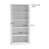 Picture of Topeshop R80 SONOMA office bookcase