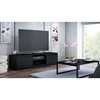 Picture of Topeshop RTV140 CZARNY TV stand/entertainment centre 2 shelves