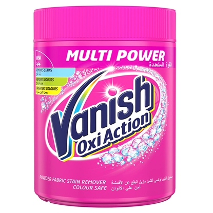 Изображение Traipu tīrītājs Vanish Oxi Action Pink pulveris 625g