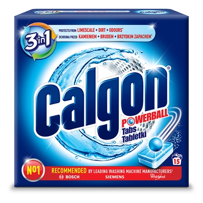 Attēls no Ūdens mīkstinātājs Calgon tabletes 15gab