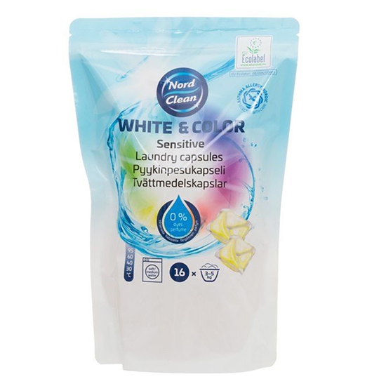 Picture of Veļas mazg.kapsulas Nord Clean sensitive 16gab.