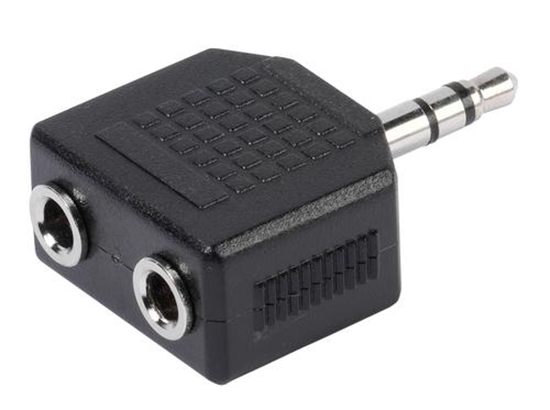 Picture of Vivanco adapter 3,5mm - 2x3,5mm (39269)