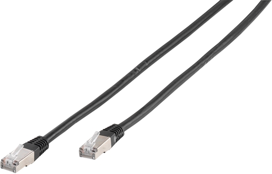 Изображение Vivanco network cable CAT 6 2m, black (45316)