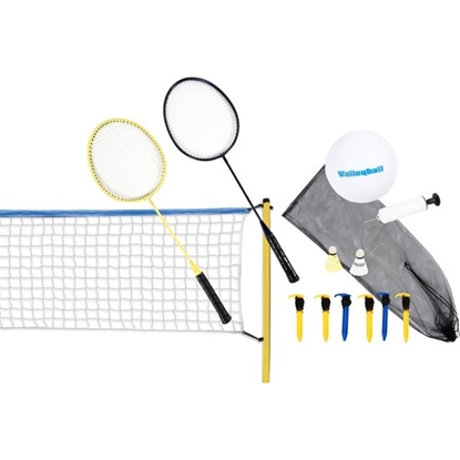Attēls no 2in1 volejbola un badmintona komplekts SCATCH 310x168cm