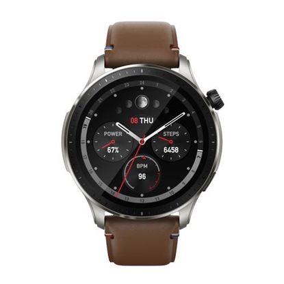 Picture of Amazfit GTR 4 Vintage Brown Leather 3.63 cm (1.43") AMOLED 46 mm GPS (satellite)
