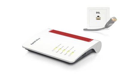 Изображение AVM FRITZ!Box 7530 wireless router Gigabit Ethernet Dual-band (2.4 GHz / 5 GHz) Black, Red, White