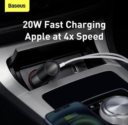 Attēls no Lādētājs Baseus Car charger 120W Quick Charge Power Delivery