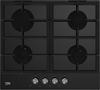 Picture of Beko HILG64225S hob Black Built-in 60 cm Gas 4 zone(s)