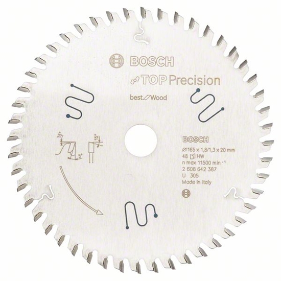 Picture of Bosch 2 608 642 387 circular saw blade 16.5 cm 1 pc(s)