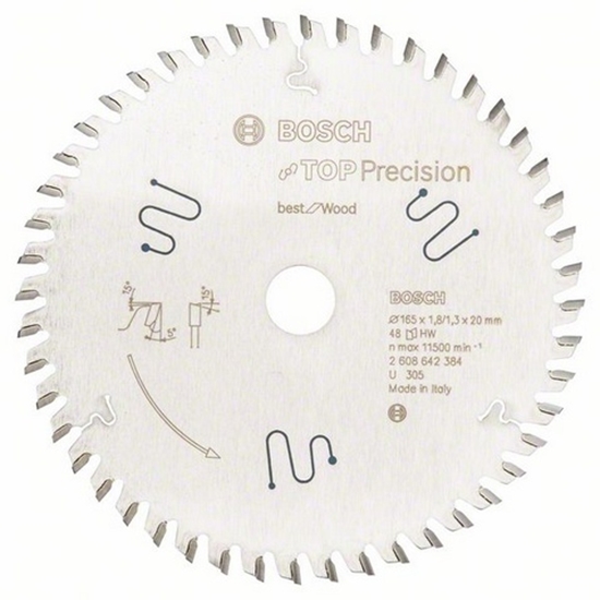 Изображение Bosch Circ. Saw Blade BS WO H 165x20-48
