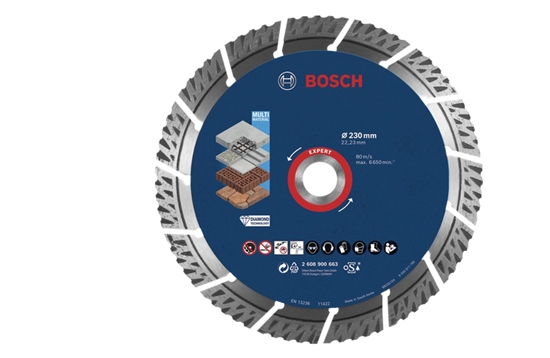 Изображение Bosch EXPERT Multi Material Diamant 230x22.23x2.4x15