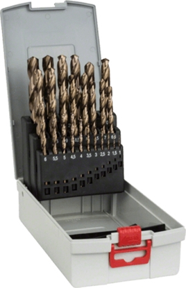 Picture of Bosch metal drill set HSS-Co w. Box 25 pcs  1,0-13,0 mm