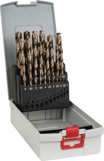 Picture of Bosch metal drill set HSS-Co w. Box 25 pcs  1,0-13,0 mm