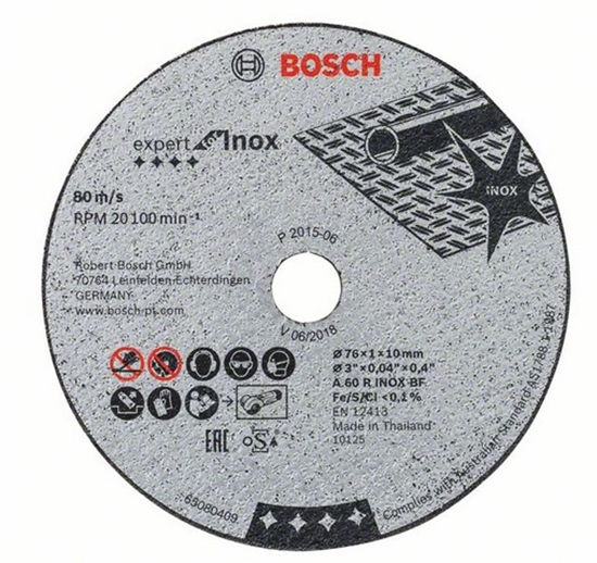 Picture of Bosch 2 608 601 520 angle grinder accessory Cutting disc