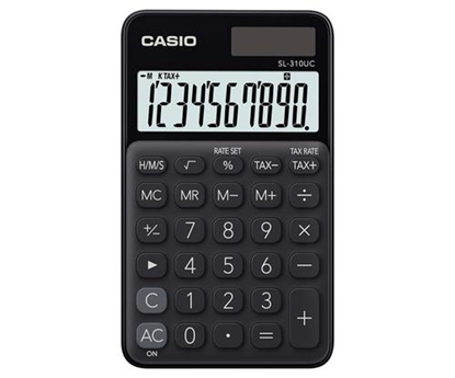 Attēls no Kalkulator Casio 3722 SL-310UC-BK BOX